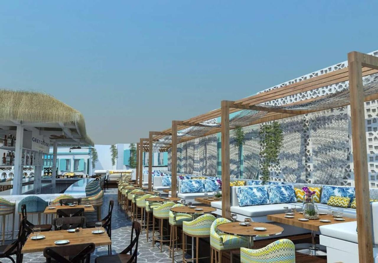 Dubai Marine Beach Resort & Spa Esterno foto The restaurant